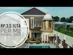 Kalau anda punya rumah yang akan dibongkar 100m2. Bangun Rumah Mewah Biaya Rp 3 5 Juta Per M2 Yuk Lihat Hasil Jadinya Youtube Rumah Mewah Home Fashion Membangun Rumah