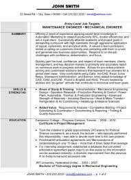 Maintenance Or Mechanical Engineer Resume Template Want It Download It Engineering Resume Engineering Resume Templates Mechanical Engineer Resume
