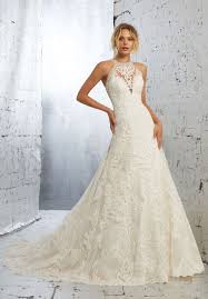 Mori Lee Angelina Faccenda 1708 Kailani High Neck Bridal Dress Bridal Dresses Wedding Dress Necklines A Line Wedding Dress