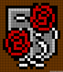 Alpha Pattern A63493 Friendship Bracelets Net In 2021 Perler Bead Art Alpha Patterns Perler Beads