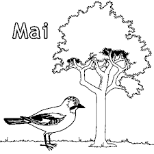 Coloriage Mois de Mai en Ligne Gratuit à imprimer