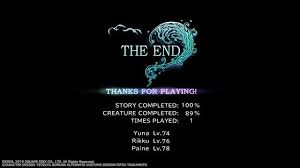 The current guide recommends to attack like mad and i've had enough depending on the fight. I Finally Achieved 100 Story Completion In One Playthrough In Ffx 2 Finalfantasy