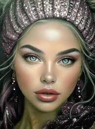 Artist DigitalTearLab Etsy Store Mediums Various pencils a gold gel pen and  some pastel. Colourist Joan Antliff