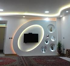 جبس جدار تلفزيون Tv Unit Design Pop Tv Wall Design Tv Stand Modern Design Wall Unit Designs