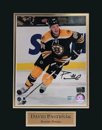 Pronunciation bookmark add to roster. David Pastrnak Autograph Photo Skate 11x14 New England Picture