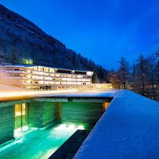 7132 Hotel in Vals, Switzerland — Therme Vals, the thermal baths designed  by architect Peter Zumthor, have long been regarded as a masterpiece, the  sort of place where architecture and design junkies