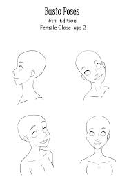 Base Poses Female Close Up 2 Anime Poses Deviantart Drawings Anime Poses Reference