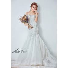 卡肩魚尾白紗 台南婚紗工作室 手工婚紗 魚尾婚紗 白紗禮服 棚拍 卡肩 素背景 質感 簡約風 分享 結婚 女神 台南婚紗推薦 禮服出租 alice alicebride 仙 美 wedding wedding dresses dresses