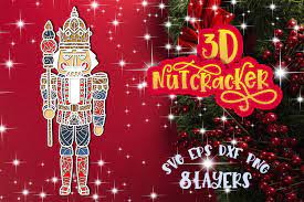 Download 3d Christmas Nutcracker Svg Papercut Mandala 3d Winter 988487 Cut Files Design Bundles