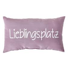 Zierkissen Lieblingsplatz 30x50 Altrosa Zierkissen Kissen Fruhstuck Im Bett