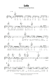 Here you got a solid plan b option. Lola Sheet Music The Kinks Ukulele