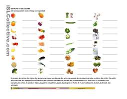 Fruits Et Legumes Fruits Fruits Et Legumes Fiches Pedagogiques