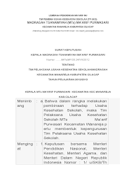 10 sekolah uks sk tim pelaksana uks …….kasek guru uks ruang uks /sudut uks melaksanakan trias uks : Contok Sk Tim Pelaksana Uks Docx