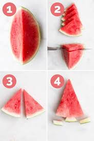 Place apples with the colorful skin facing out. Watermelon Christmas Trees Healthy Christmas Snacks For Kids