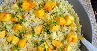 Meanwhile, prepare all the other ingredients. Coconut Mango Couscous Salad Ideas For A Tropical Fall Party Menu Always Order Dessert