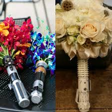 Star Wars Disney Wedding Lightsaber Boquet Flower Holder Star Wars Wedding Star Wars Wedding Theme Wedding Star