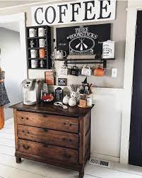 There are so many ways you can set up a diy coffee station at home, you can use your kitchen. Halloween Coffee Station Kitchen Decor Coffee Station Halloween Home Decor