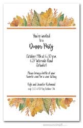 As with other party invitations, don't forget to include the date and time, the location, and rsvp information. Dinner Party Invitations