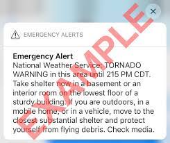 A severe thunderstorm had moved through the area, causing widespread power outages from fallen trees and power lines. National Weather Service Proposes New Wireless Alerts For Most Intense Thunderstorms