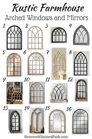 16 Arched Window And Mirror Decor Ideas Arched Wall Decor Country Farmhouse Decor Mirror Decor Ideas