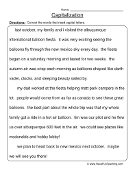Capitalization Worksheets Have Fun Teaching Capitalization Worksheets Punctuation Worksheets Grammar Worksheets