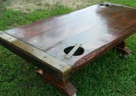 International concepts lamp table, unfinished. Annapolis Maritime Antiques Nautical Furniture Hatch Cover Door Coffee Tables