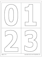 Also wishing there was a way to make the heart bigger. Large Number Stencils Stencils Printables Templates Number Stencils Free Printable Numbers