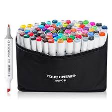 80 Set Color Touchnew Alcohol Graphic Drawing Art Dual Ti Https Www Amazon Com Dp B01gfmc4lo Ref Cm Sw R Pi Dp U Copic Marker Set Alcohol Markers Pen Art