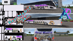 Varane uploaded a video of the madrid team bus' arrival at the bernabeu before the champions league game against atleti. How To Make Real Madrid Fc Skin In Bus Simulator Ultimate By Ar Games Youtube
