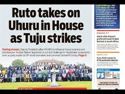 There was no immediate comment from the interior ministry of state house on the matter. Dp Ruto Takes On President Uhuru In House As Tuju Strikes Press Review Youtube