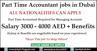 Part time masters programs in accounting 2021. Kilby Cafe Part Time Accountant Jobs For Pakistani And Indians Dubai