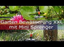 Gartenbewasserung Xxl Mit Minisprenger Von Gardena Fur Baume Straucher Stauden Co Youtube Gartenbewasserung Garten Stauden