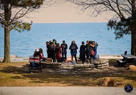 My favorite part is what he wrote when he posted this on instagram. Proposal At The Fire Pit The Lake Promontory Point Chicago D2dphotos