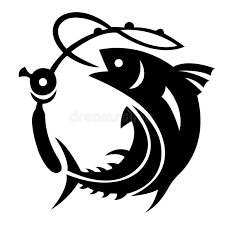 Instead of designers having to do the whole document over every time, they have the option of buying it online and applying it. Logo For Design A Fish With A Fishing Rod On A Hook Contour Silhouette Of A Fish With A Fishing Rod Drawn In Black Stock Illustration Illustration Of Element Abstract 163703765