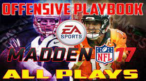 Madden 17 Best Offensive Playbook All Plays For Ps4 Users Youtube