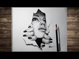Step by step on how to draw 3d pencil upon cube. Download Pencil Drawing Girl 3d 3gp Mp4 Codedfilm