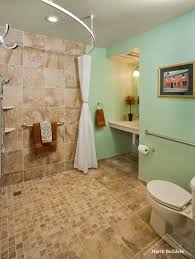 An accessible master bathroom is created using universal design principles — designed. Bathroom For Wheelchair Sico