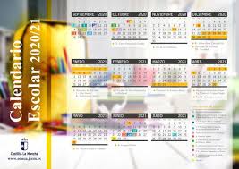 Foi publicado o calendário escolar e os calendários das provas de aferição, provas e exames finais nacionais, para os ensinos básico e secundário, a vigorar no próximo ano letivo 2020/2021. Asi Es El Calendario Escolar 2020 2021 En Castilla La Mancha Cmmedia