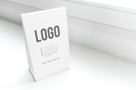 White Standing Sign Mockup In A Window Free Image By Rawpixel Com Sign Mockup Business Card Mock Up Name Card Design
