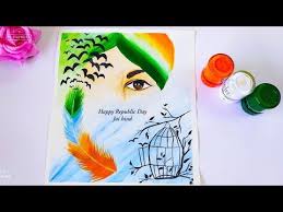 Republic Day Drawing Painting Easy Independence Day Drawing Easy Poster Painting For Republic Day Yo In 2020 Independence Day Drawing Easy Drawings Patriotic Crafts