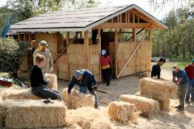 As size and complexity increase, it becomes more likely that post and beam construction will be. A Tiny House Built From Bales Of Hay Architect Magazine