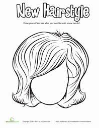 This hair coloring pages will helps kids to focus while developing creativity, motor skills and color recognition. Pin On Faces And Figures Drawing