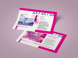Horizontal Leaflet Mockup Set Flyer Free Mockup
