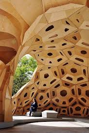 Pin Of The Day Woman Sitting In A Breath Taking Structure Parametric Wood Architecture Parametric Architecture Wood Architecture Architecture Details