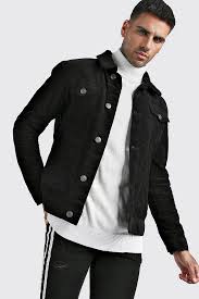Borg Collar Cord Jacket Boohooman