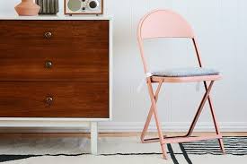 How To Make Super Cute Seat Cushions For Folding Chairs Hunker Folding Chair Rocking Chair Makeover Chair