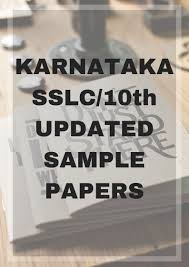 Karnataka Sslc Model Question Paper 2020 Model Question Paper Question Paper This Or That Questions