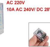 uxcell AC 200V 220V Coil 10A 240VAC 28VDC 8 Pin DPDT General Purpose Relay