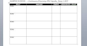 Plc Meetings Educational Leader Resources Meeting Agenda Template School Agenda Meeting Agenda