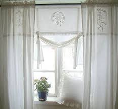 Raff Gardine Amalie Weiss Rollo 180 X 100 Lillabelle Monogramm Landhaus Shabby Ebay Gardinen Leinen Gardinen Zauberhafter Landhausstil